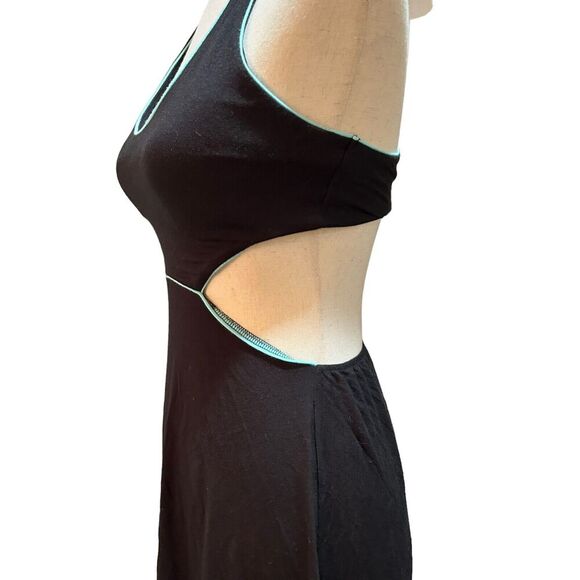 Victoria's Secret Women's Black Cutout‎ Fit & Flare Midi Dress Size Extra Small - Picture 5 of 10